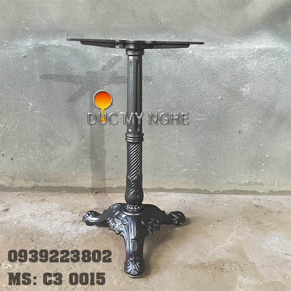 Bàn cafe 3 chân gang đúc C3 015